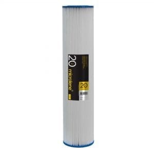 DAVEY Pleated Polyester Sediment Cartridge 20 micron 20” Standard