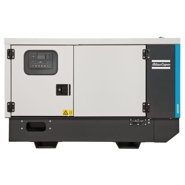 ATLAS COPCO Generator 33Kva, 3Ph, 400/230V, 50Hz, sound Proof Including Battery Charger + Battery Isolater