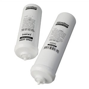 DAVEY Water Purifier Cartridge 1&10 Micron including granulated carbon for Microlene Town Bench Top