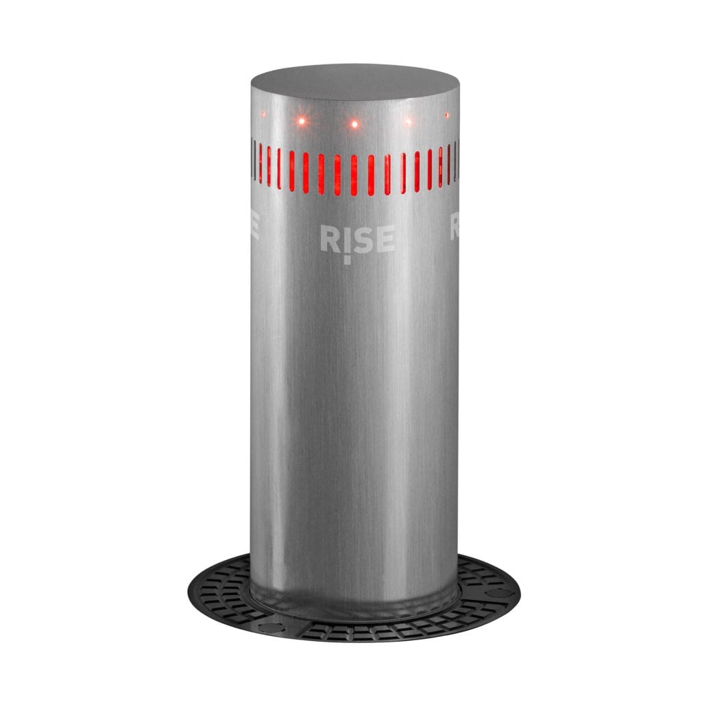 High Rise Rack Bollerd RISE Automatic Rising Bollard - Rey Lenferna