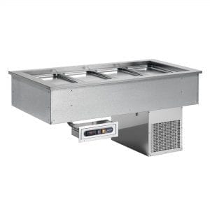 AFINOX Soul Blue Plus 2 Refrigerated wells/planes with horizontal ventilation