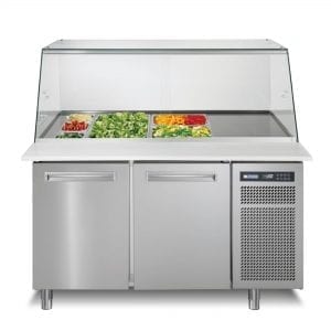 AFINOX Spring Saladette 702 Ventilated Refrigerated Counter
