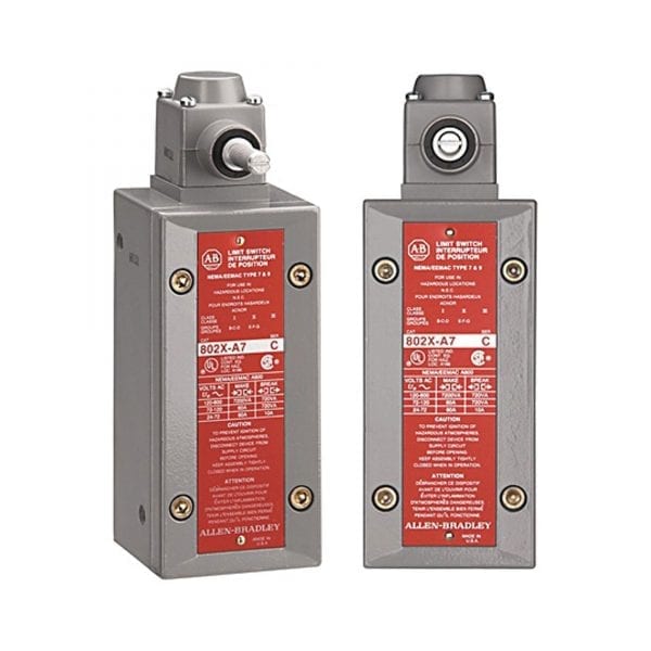 ROCKWELL/ALLEN BRADLEY 802X NEMA Hazardous Location Limit Switches
