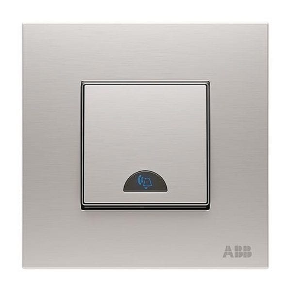 ABB Push-button 1 Gang 1 Way SP with bell symbol