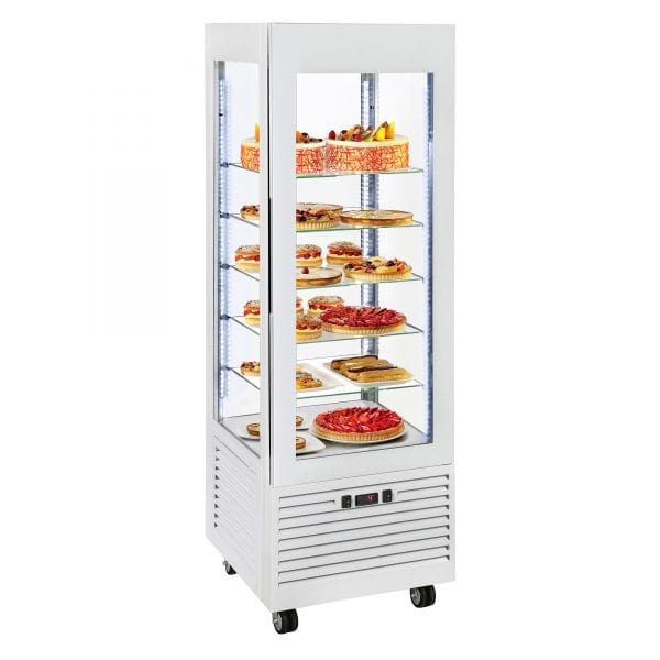 ROLLER GRILL Ventilated positive display cabinet - Glass shelves - RD 600