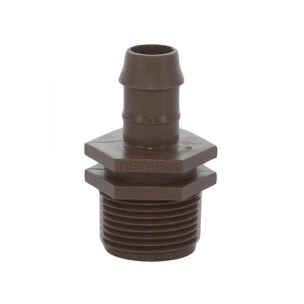 NETAFIM 17mm X 3/4 in. Drip M/Adapter