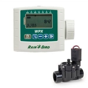 RAINBIRD 1-Station WPX + DVF Valve (Single station valve & controller)