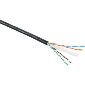 EXCEL Category 6 Cable U/UTP External Grade Fca PE 305m Box - Black