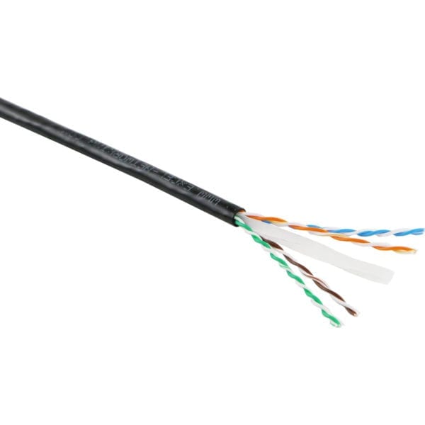 EXCEL Category 6 Cable U/UTP External Grade Fca PE 305m Box - Black