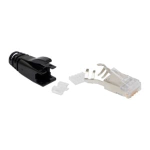EXCEL Category 6A Solid Core Screened Plug - Pack of 25