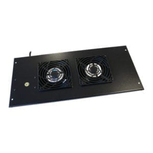 EXCEL Environ Roof Mount Fan Tray 2 Way Fan incl. Detachable UK Power Lead - Black