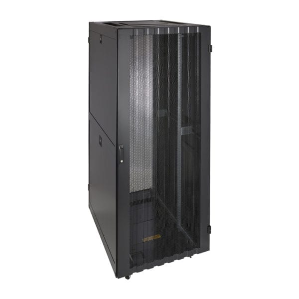 EXCEL Environ SR800 42U Rack 800 x 1200mm W/Vented (F) D/Vented (R) B/Panels R/Mgmt Black - F/Pack