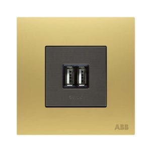 ABB USB Charger - Matt Gold