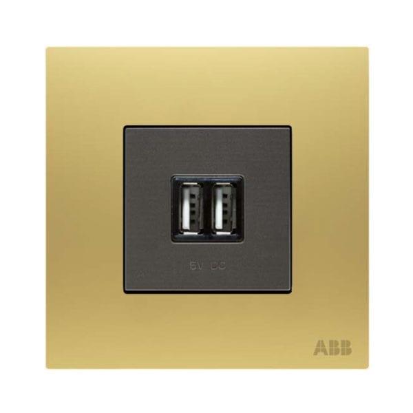ABB USB Charger - Matt Gold